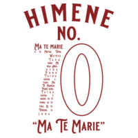 "Himene No. 70" RED tee Design