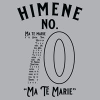 "Himene No. 70" BLACK tee Design