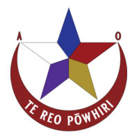 Te Reo Powhiri Badge only tee  Design