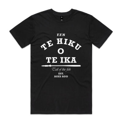 Te Hiku tee - white logo Thumbnail