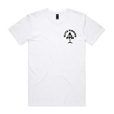 ELITE FISHING FFN WHITE Front/Back tee  2 Thumbnail