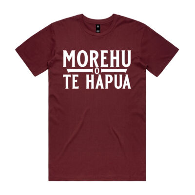 Morehu o Te Hapua - Tee (white writing) Thumbnail