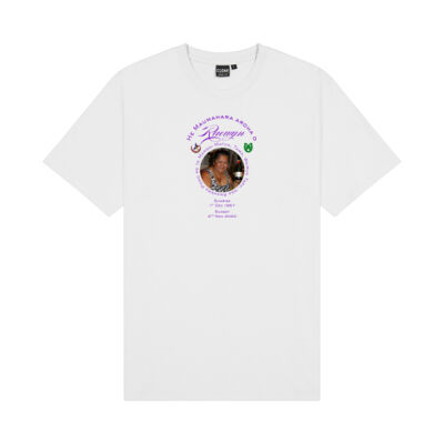 In remembrance of Raewyn - PLUS SIZE - purple writing Thumbnail